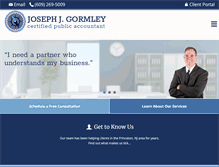 Tablet Screenshot of joegormleycpa.com